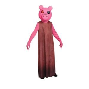 Official Video Game Piggy Gamer Halloween Costume Dress Up Cosplay Disguise Kid